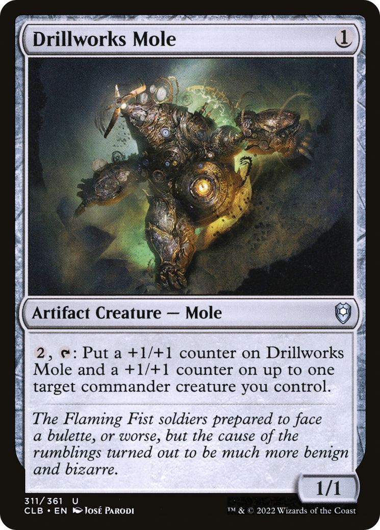 Image of Drillworks Mole [Commander Legends: Battle for Baldur's Gate]