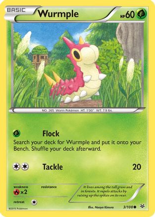 Image of Wurmple (3/108) [XY: Roaring Skies]