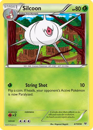 Image of Silcoon (4/108) [XY: Roaring Skies]