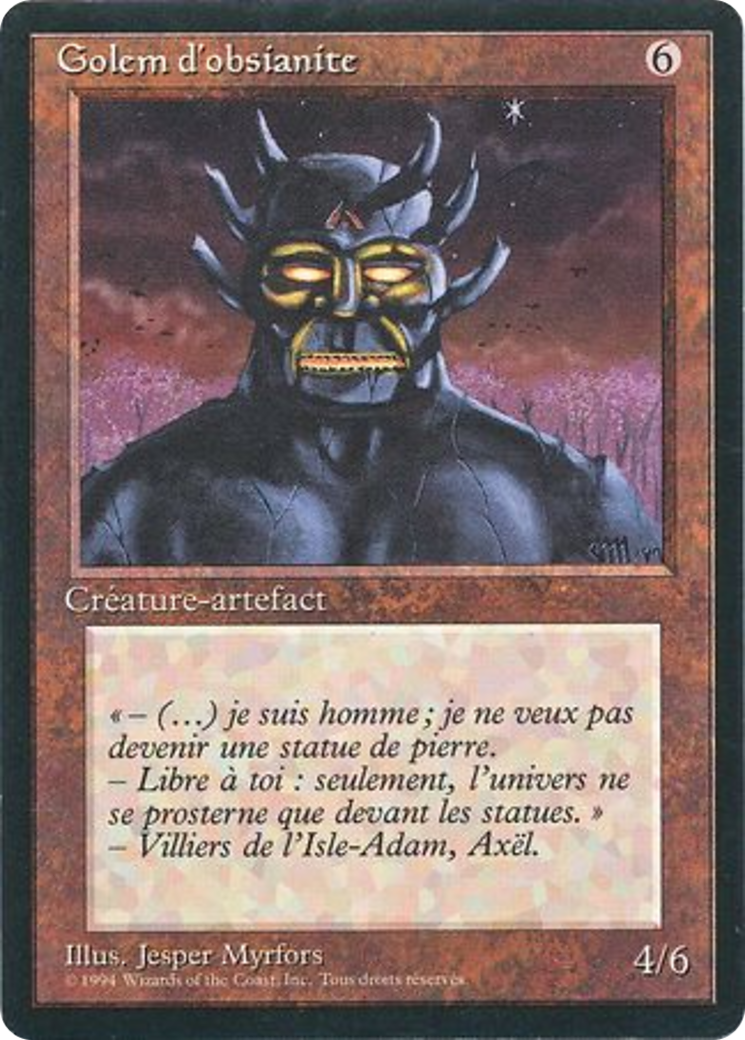 Image of Obsianus Golem [Foreign Black Border]