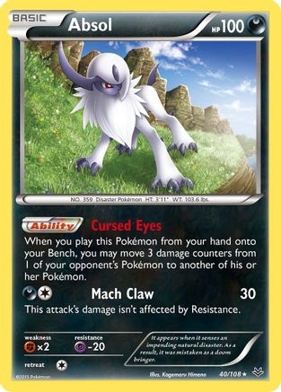 Image of Absol (40/108) [XY: Roaring Skies]