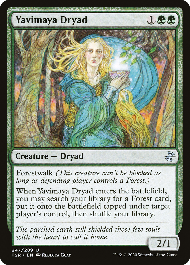 Image of Yavimaya Dryad [Time Spiral Remastered]