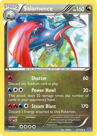 Image of Salamence (57/108) [XY: Roaring Skies]