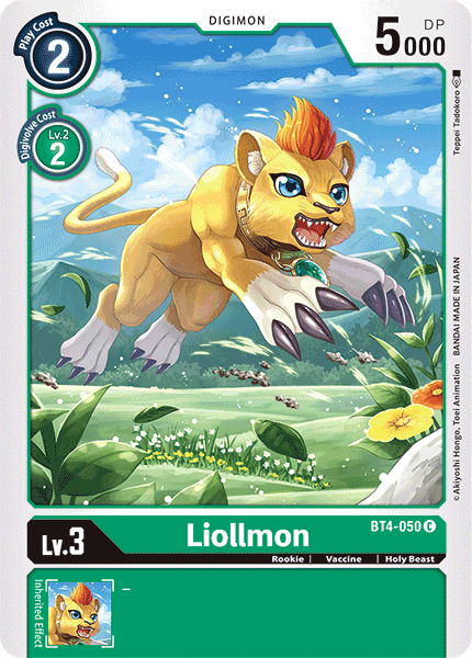 Image of Liollmon [BT4-050] [Great Legend]