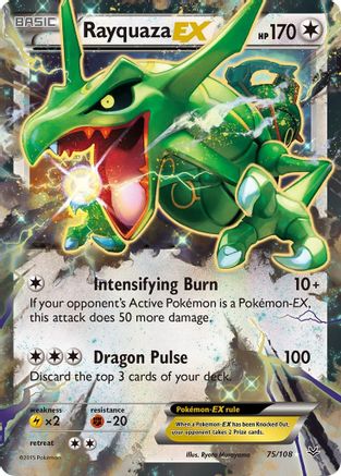 Image of Rayquaza EX (75/108) [XY: Roaring Skies]