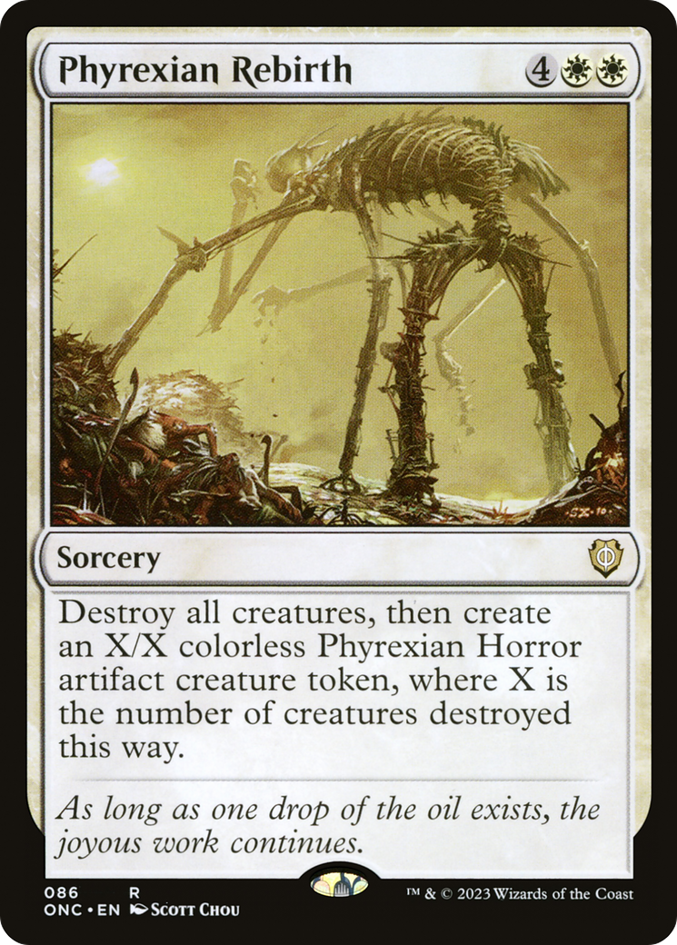 Image of Phyrexian Rebirth [Phyrexia: All Will Be One Commander]