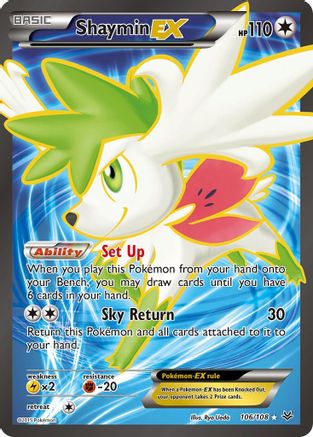 Image of Shaymin EX (106/108) [XY: Roaring Skies]