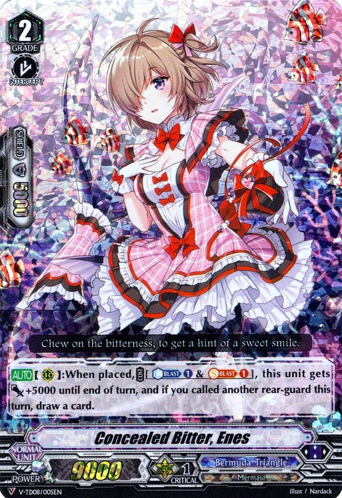 Image of Concealed Bitter, Enes (Parallel Foil) (V-TD08/005EN) [Schokolade Melody]