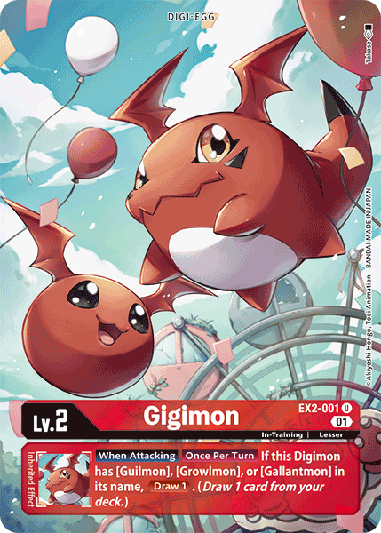 Image of Gigimon [EX2-001] (Alternate Art) [Digital Hazard]