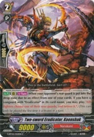 Image of Two-sword Eradicator, Koenshak (SOARING ASCENT OF GALE & BLOSSOM)