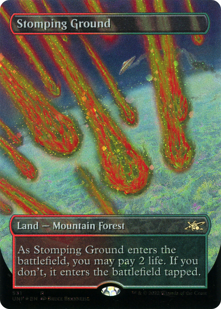 Image of Stomping Ground (Borderless) (Galaxy Foil) [Unfinity]