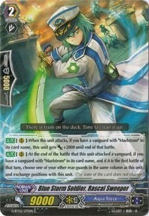 Image of Blue Storm Soldier, Rascal Sweeper (SOARING ASCENT OF GALE & BLOSSOM)