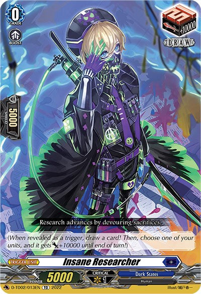 Image of Insane Researcher (D-TD02/013EN) [Michiru Hazama -Demonic Jewel Dragon of the Four Flames-]