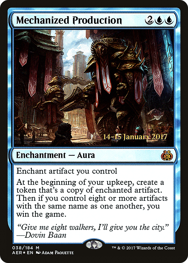 Image of Mechanized Production [Aether Revolt Prerelease Promos]