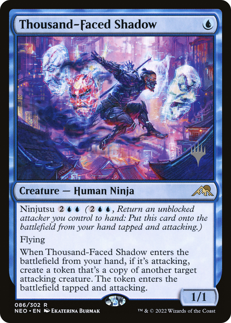 Image of Thousand-Faced Shadow (Promo Pack) [Kamigawa: Neon Dynasty Promos]
