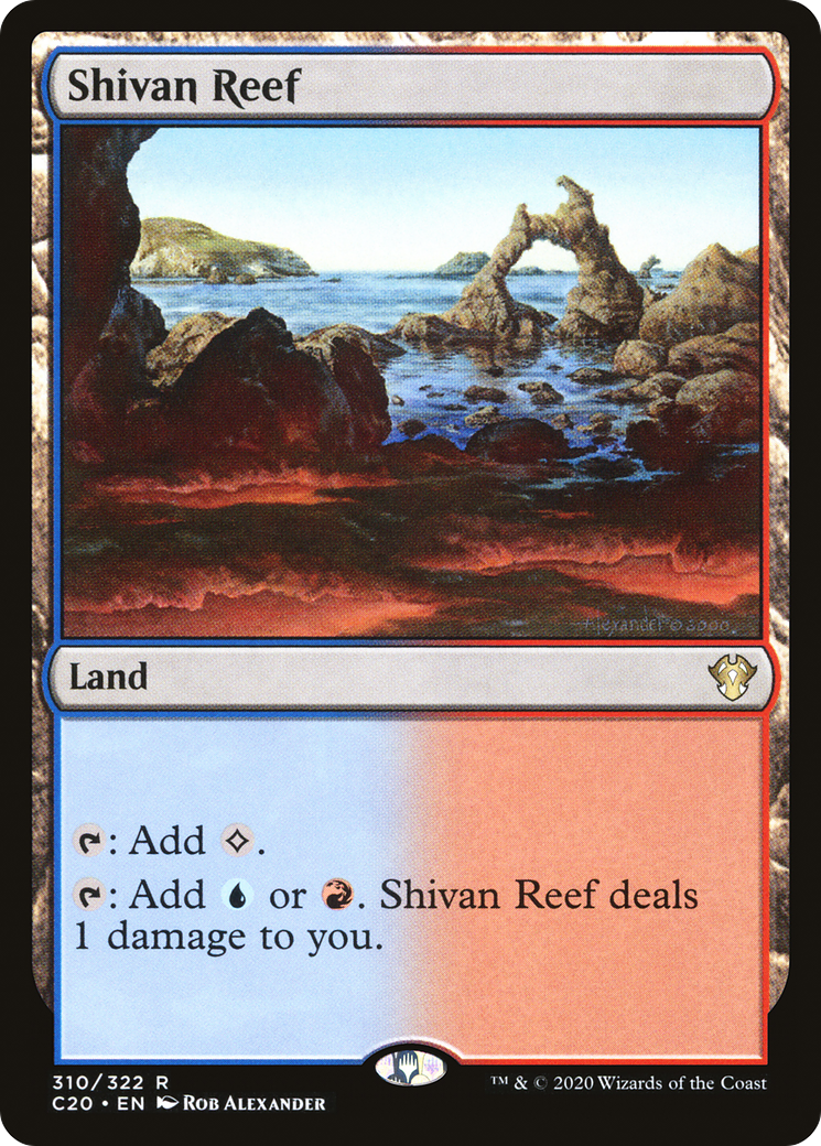 Image of Shivan Reef [Commander 2020]