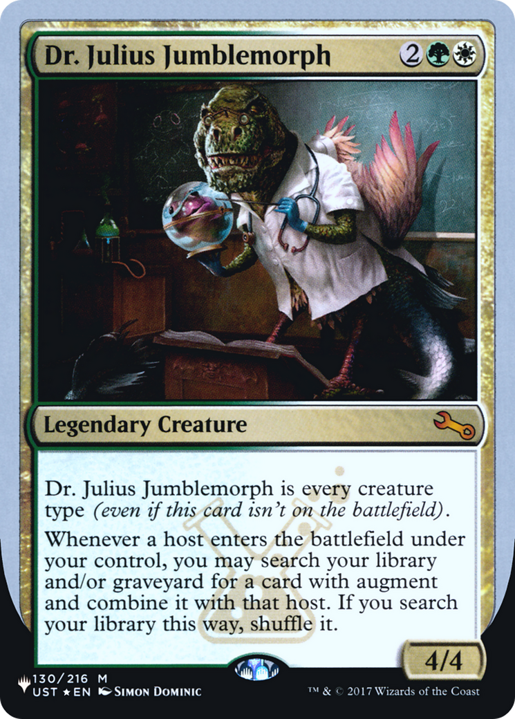 Image of Dr. Julius Jumblemorph (Unfinity Foil Edition) [The List]