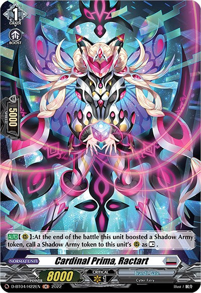 Image of Cardinal Prima, Ractart (D-BT04/H22EN) [Awakening of Chakrabarthi]