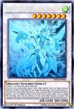 Image of Clear Wing Synchro Dragon (Ghost Rare) [CROS-EN046] Ghost Rare
