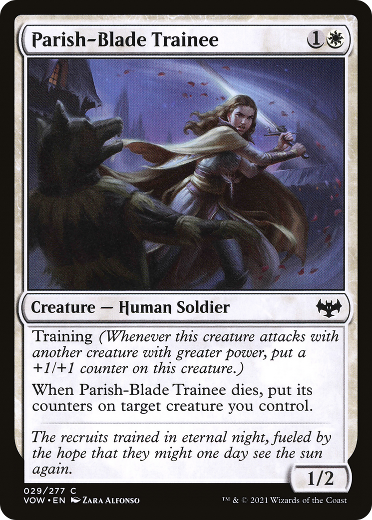 Image of Parish-Blade Trainee [Innistrad: Crimson Vow]