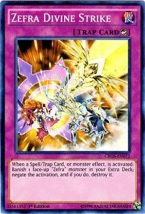 Image of Zefra Divine Strike [CROS-EN072] Super Rare