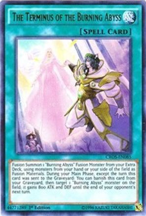 Image of The Terminus of the Burning Abyss [CROS-EN085] Ultra Rare
