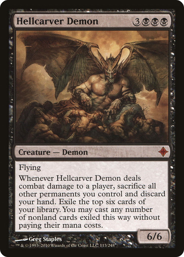 Image of Hellcarver Demon [Rise of the Eldrazi]