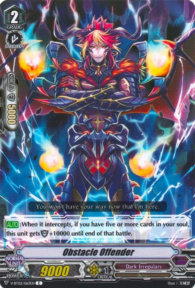 Image of Obstacle Offender (V-BT02/063EN) [Strongest! Team AL4]