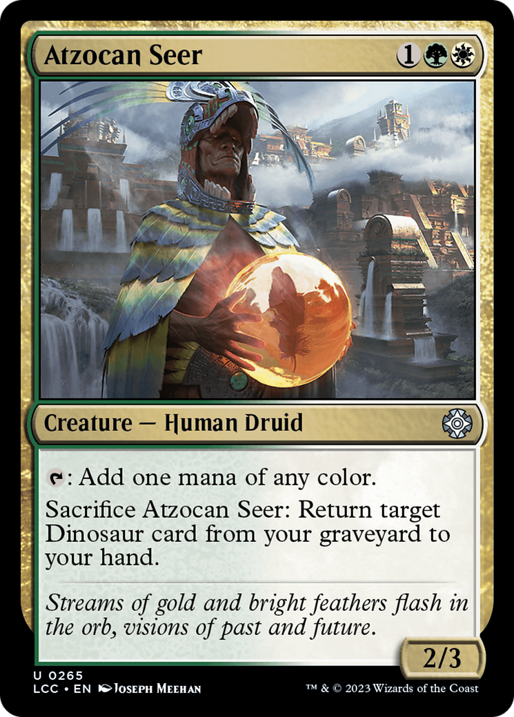 Image of Atzocan Seer [The Lost Caverns of Ixalan Commander]