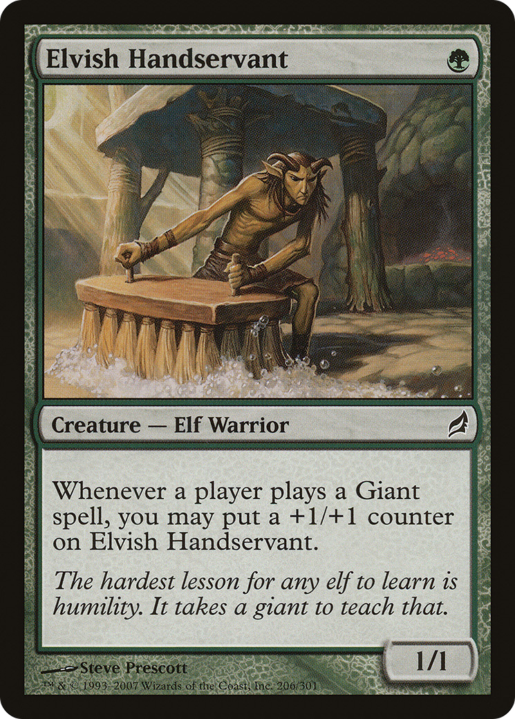 Image of Elvish Handservant [Lorwyn]