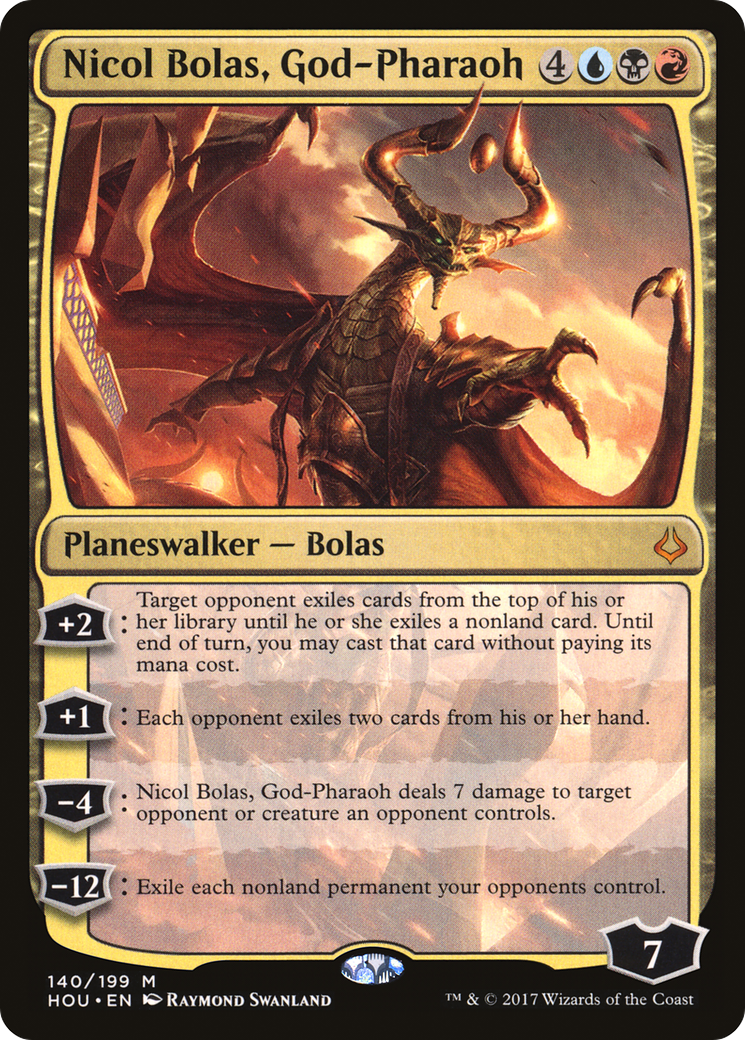 Image of Nicol Bolas, God-Pharaoh [Hour of Devastation]