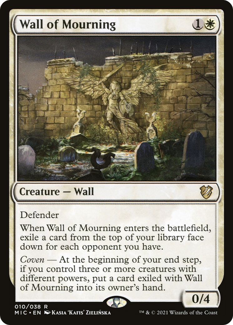 Image of Wall of Mourning [Innistrad: Midnight Hunt Commander]