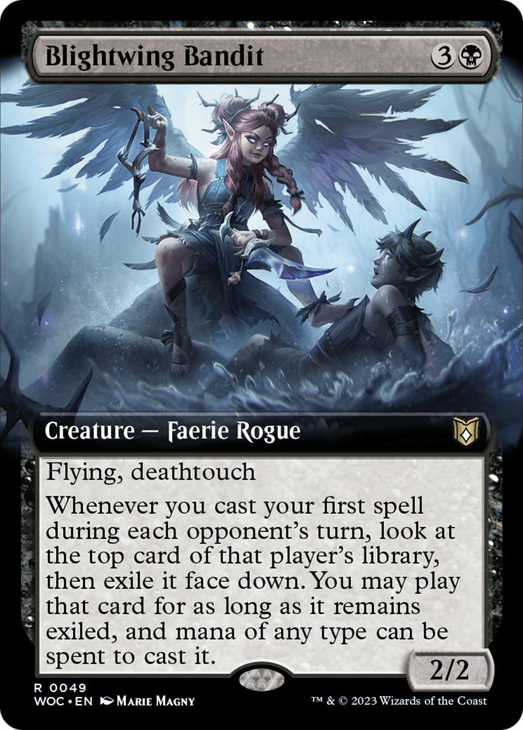 Image of Blightwing Bandit (Extended Art) [Wilds of Eldraine Commander]