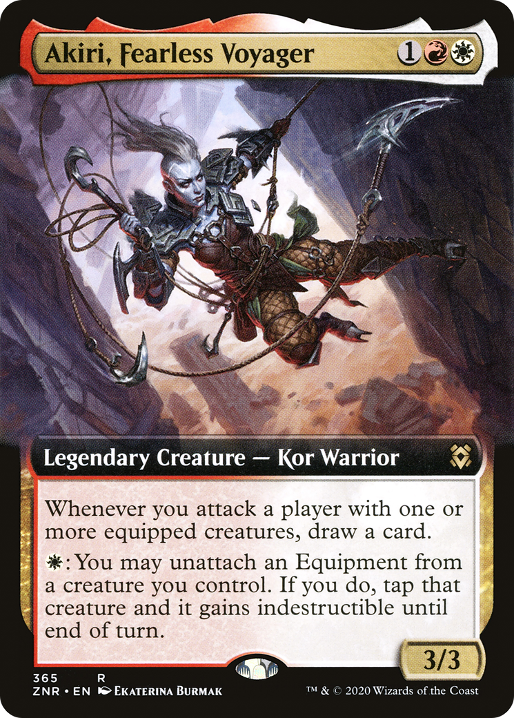Image of Akiri, Fearless Voyager (Extended Art) [Zendikar Rising]
