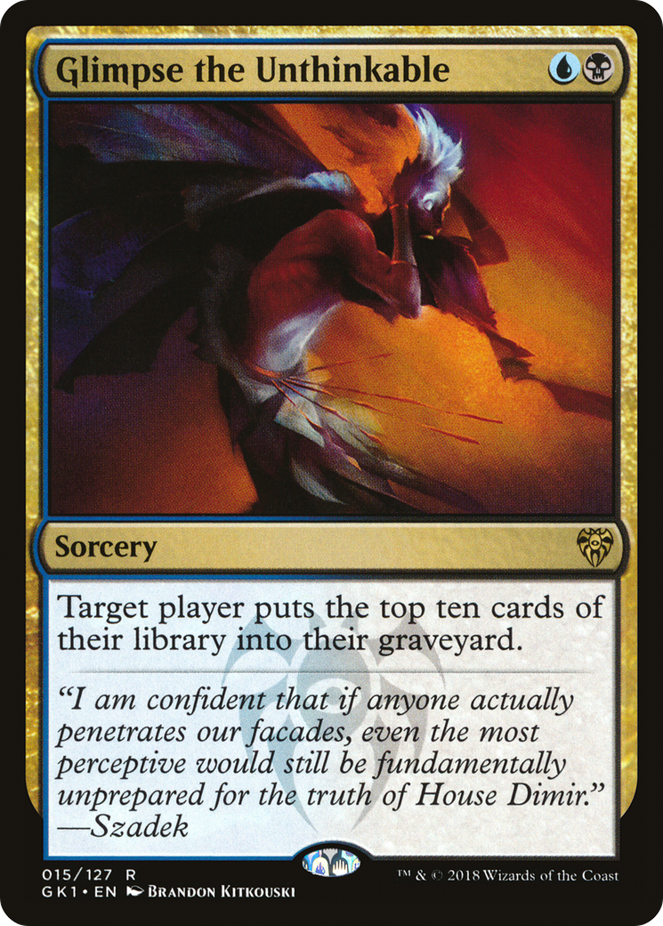 Image of Glimpse the Unthinkable [Guilds of Ravnica Guild Kit]