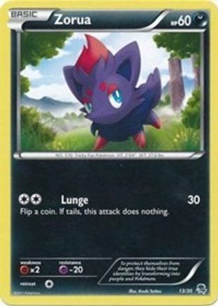 Image of Zorua (23/30) [Black & White: Trainer Kit - Zoroark]