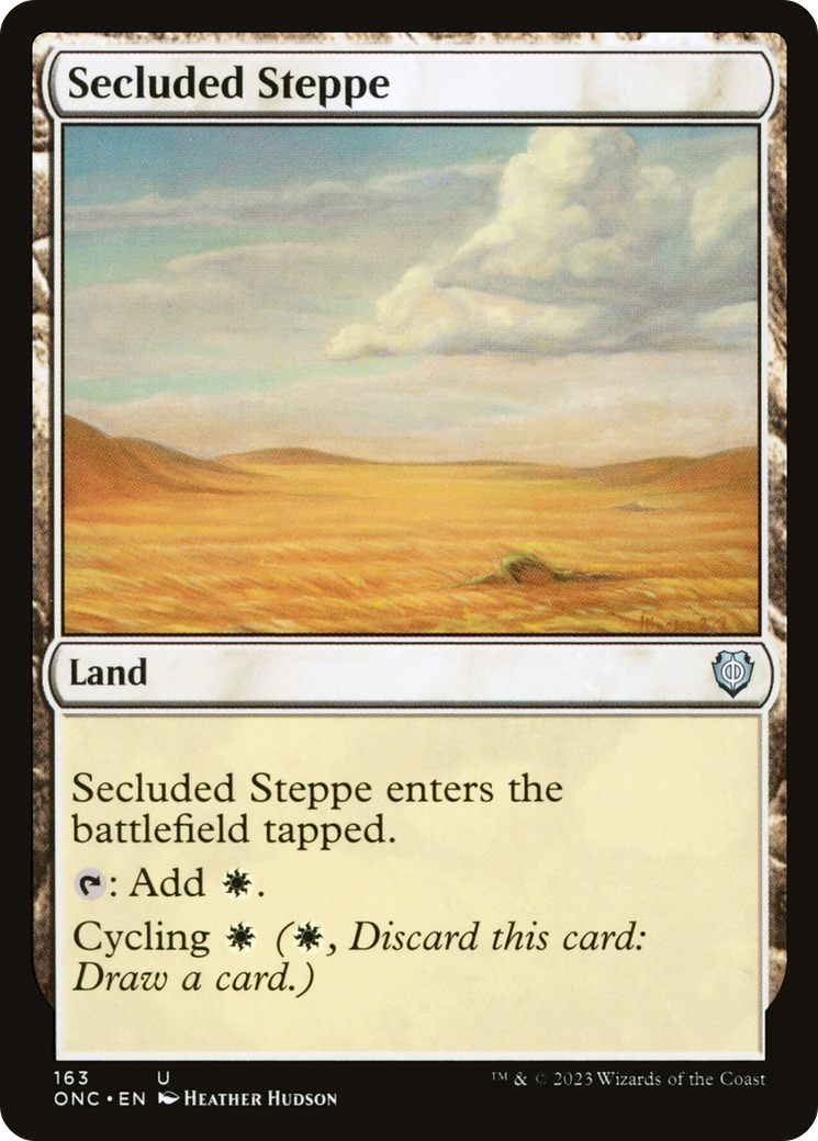 Image of Secluded Steppe [Phyrexia: All Will Be One Commander]