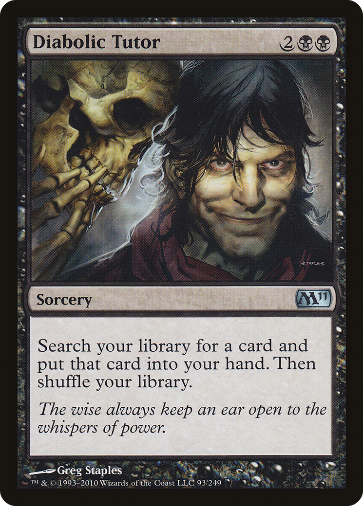 Image of Diabolic Tutor [Magic 2011]
