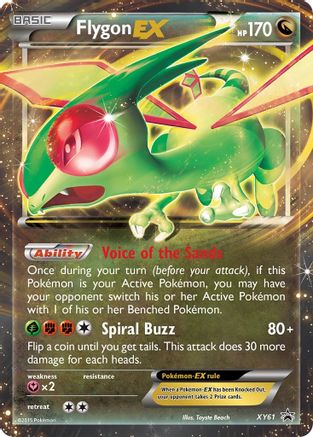 Image of Flygon EX (XY61) [XY: Black Star Promos]