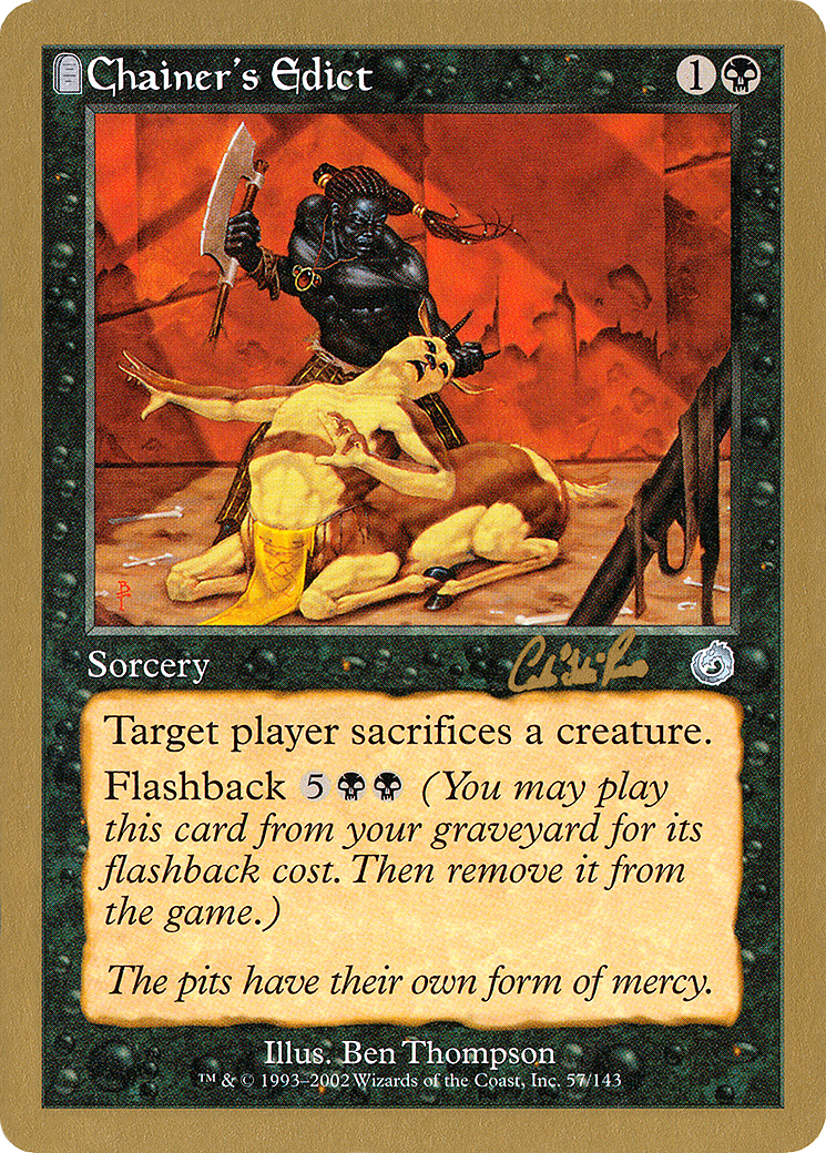 Image of Chainer's Edict (Carlos Romao) [World Championship Decks 2002]