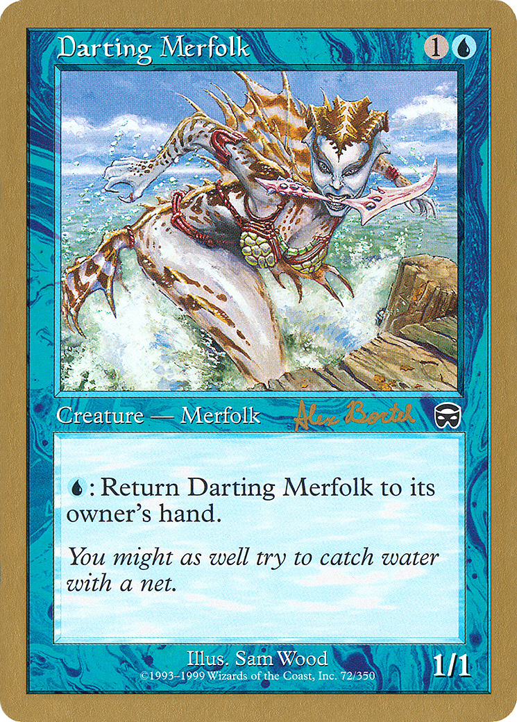 Image of Darting Merfolk (Alex Borteh) [World Championship Decks 2001]