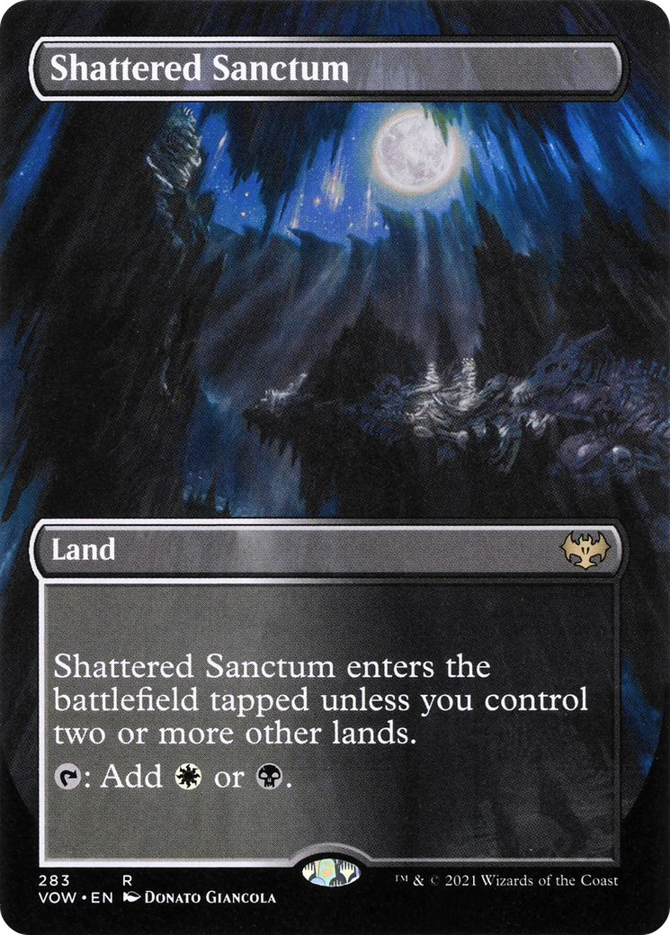 Image of Shattered Sanctum (Borderless Alternate Art) [Innistrad: Crimson Vow]
