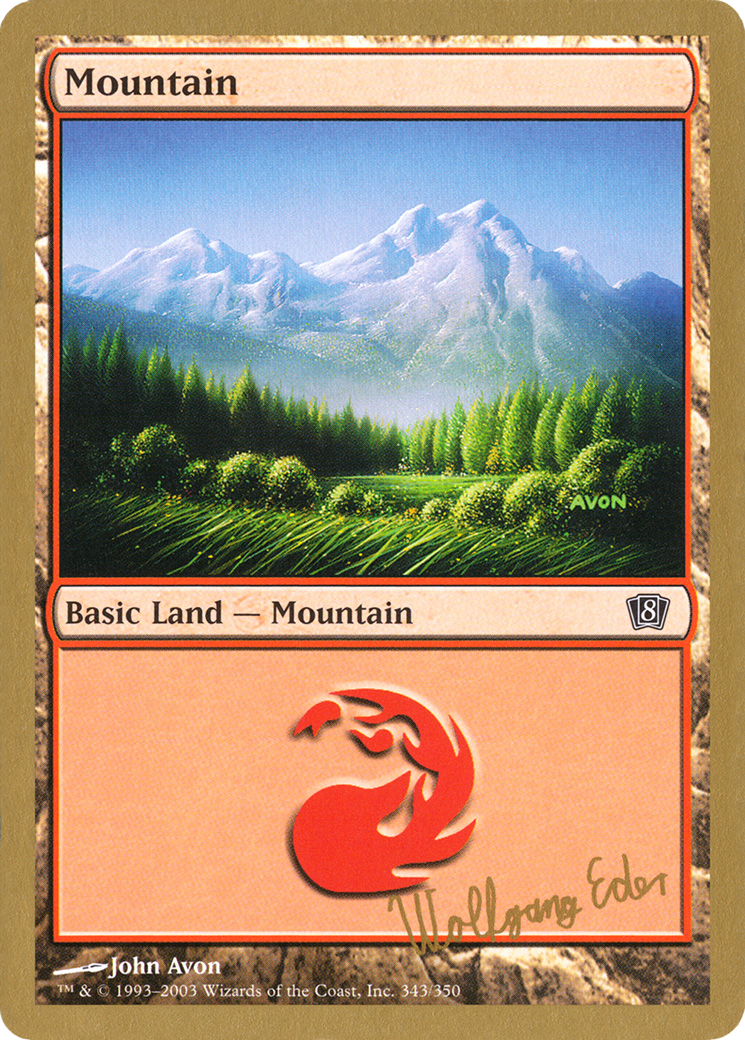 Image of Mountain (we343) (Wolfgang Eder) [World Championship Decks 2003]