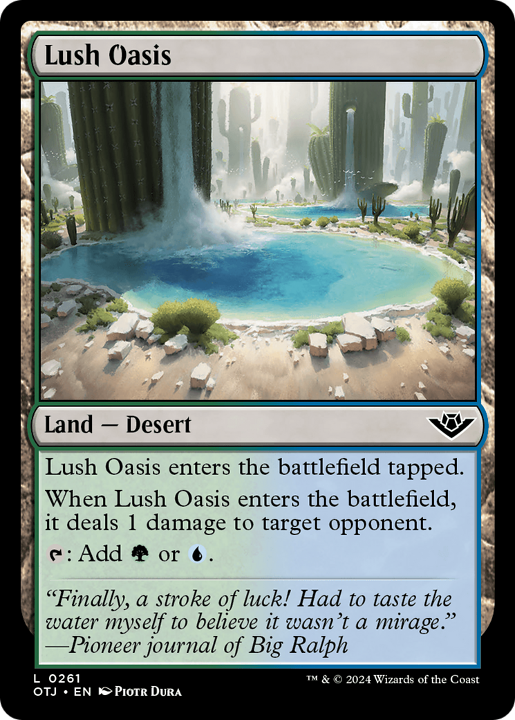 Image of Lush Oasis [Outlaws of Thunder Junction]