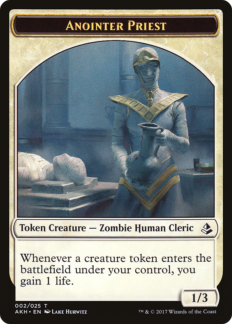 Image of Anointer Priest Token [Amonkhet Tokens]