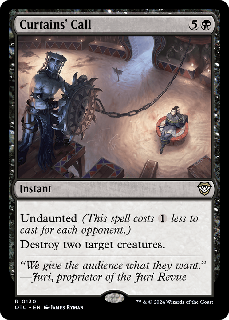 Image of Curtains' Call [Outlaws of Thunder Junction Commander]