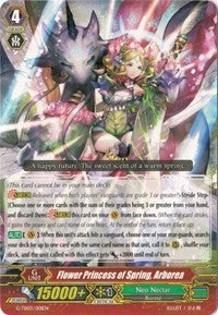 Image of Flower Princess of Spring, Arborea (G-TD03/001EN) [Flower Maiden of Purity]