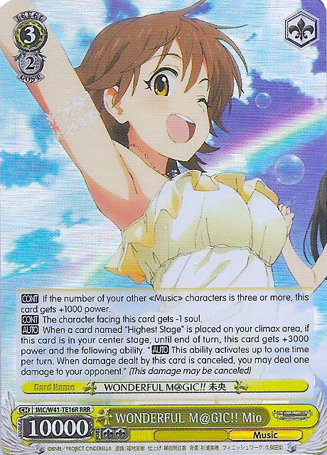 Image of WONDERFUL M@GIC!! Mio (IMC/W41-TE16R RRR) [The iDOLM@STER Cinderella Girls]