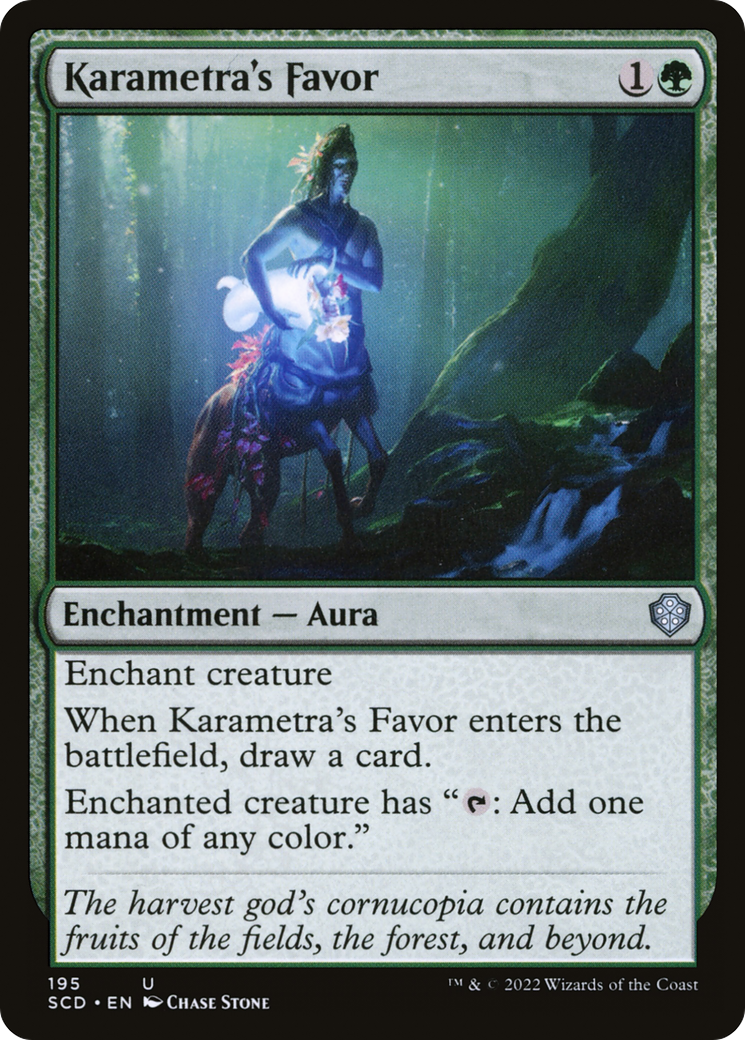 Image of Karametra's Favor [Starter Commander Decks]