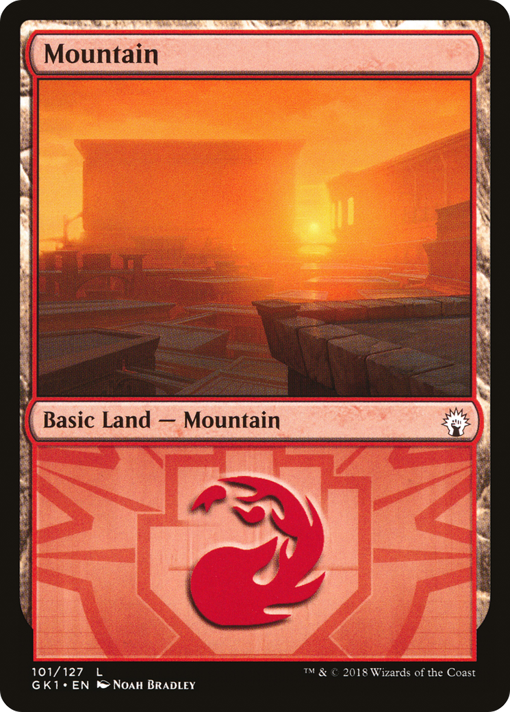 Image of Mountain (101) [Guilds of Ravnica Guild Kit]